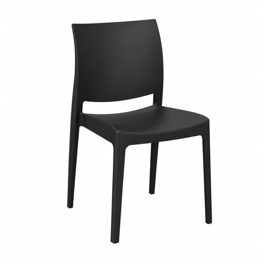 Chaise, coloris noir, pour la salle à manger ou la cuisine