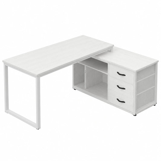Bureau, réglable, avec rangement, avec tiroirs, pour l’espace de travail